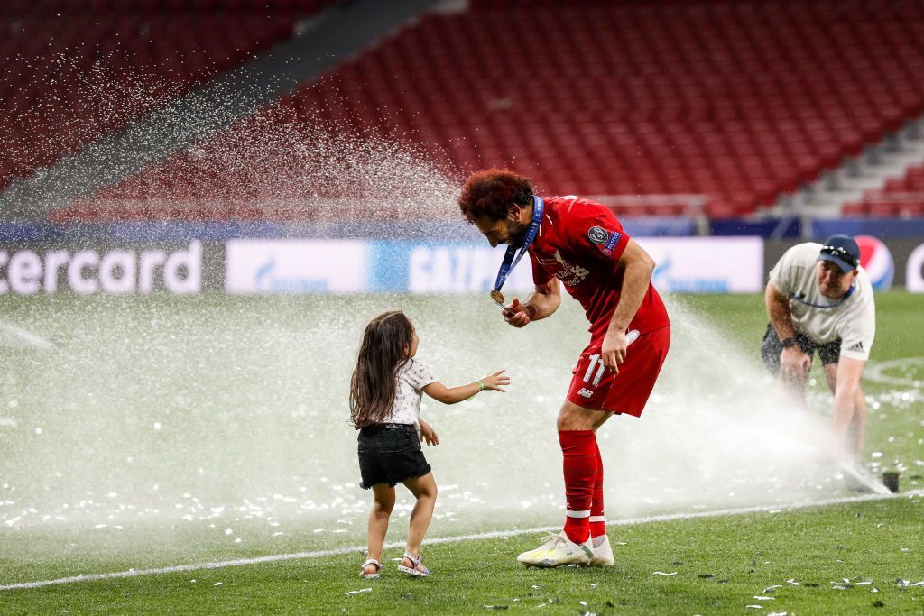 MADRID, SPAIN - JUNE 1: Mohamed Salah of Liverpool FC during the UEFA Champions League match between Tottenham Hotspur v Liverpool at the Wanda Metropolitano on June 1, 2019 in Madrid Spain (Photo by David S. Bustamante/Soccrates/Getty Images)