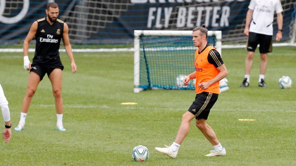MONTREAL, QC - JULY 16: Gareth Bale of Real Madrid controls the ball during the pre-season training camp on July 16, 2019 in Montreal, Canada. (Photo by TF-Images/Getty Images)