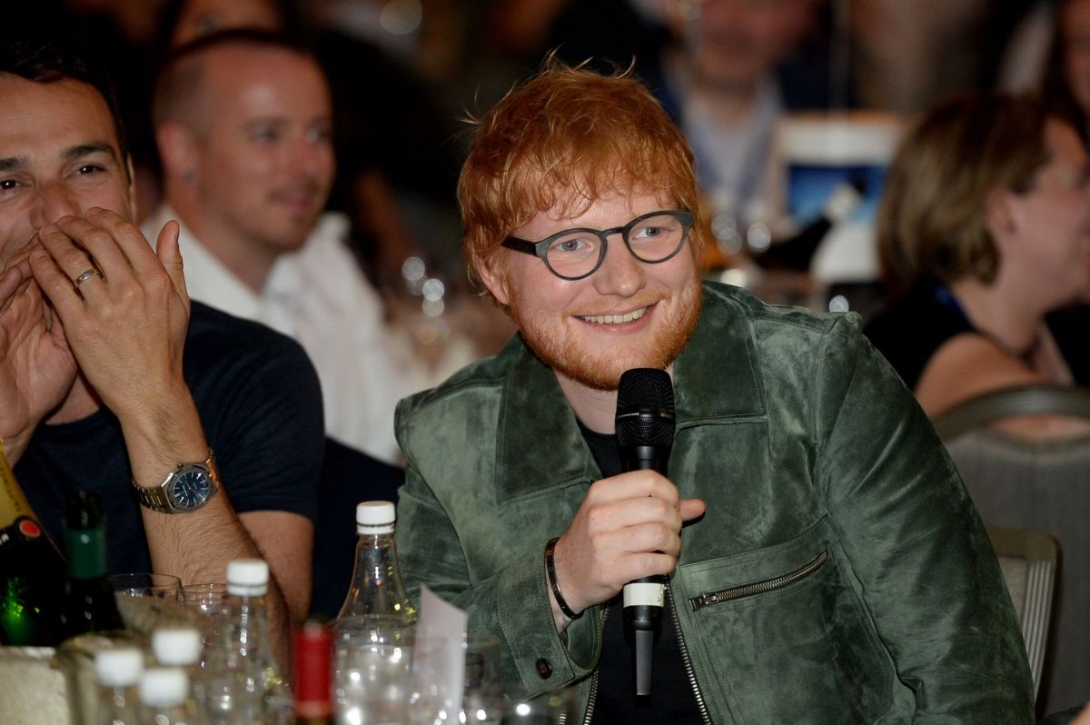 LONDON, ENGLAND - JULY 05: Ed Sheeran during the Nordoff Robbins O2 Silver Clef Awards 2019 at Grosvenor House on July 05, 2019 in London, England. (Photo by Dave J Hogan/Getty Images)