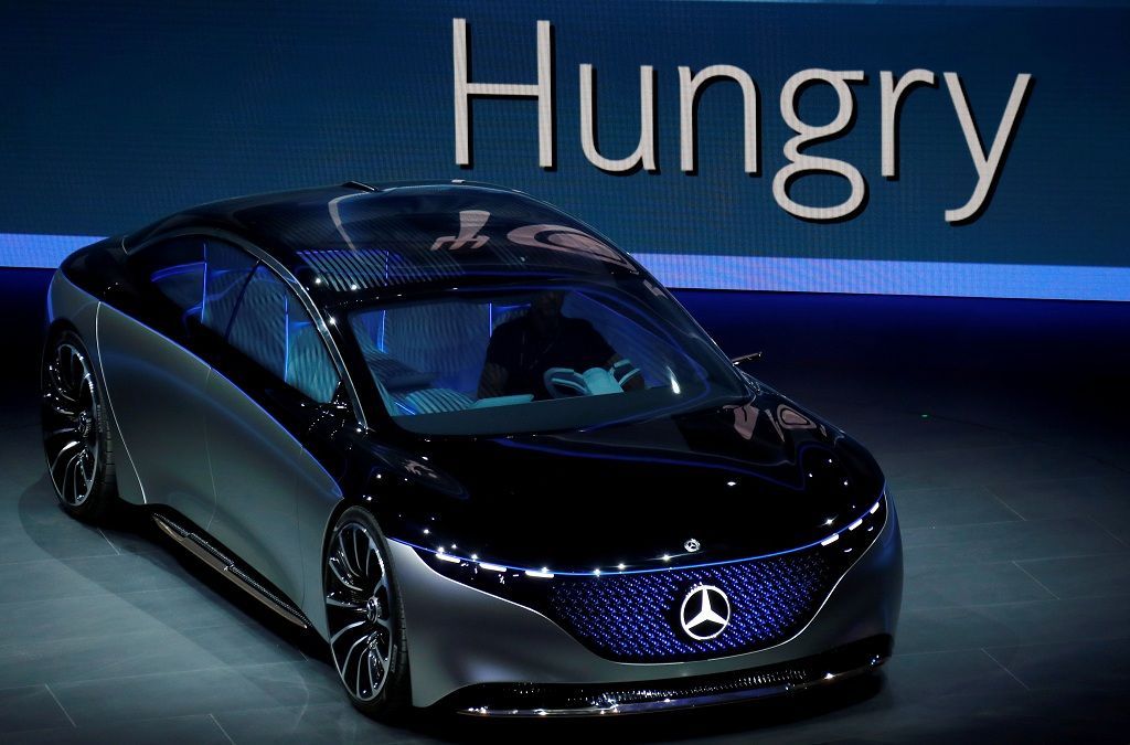 Mercedes-Benz Vision EQS is pictured at the 2019 Frankfurt Motor Show (IAA) in Frankfurt, Germany, September 10, 2019. REUTERS/Ralph Orlowski