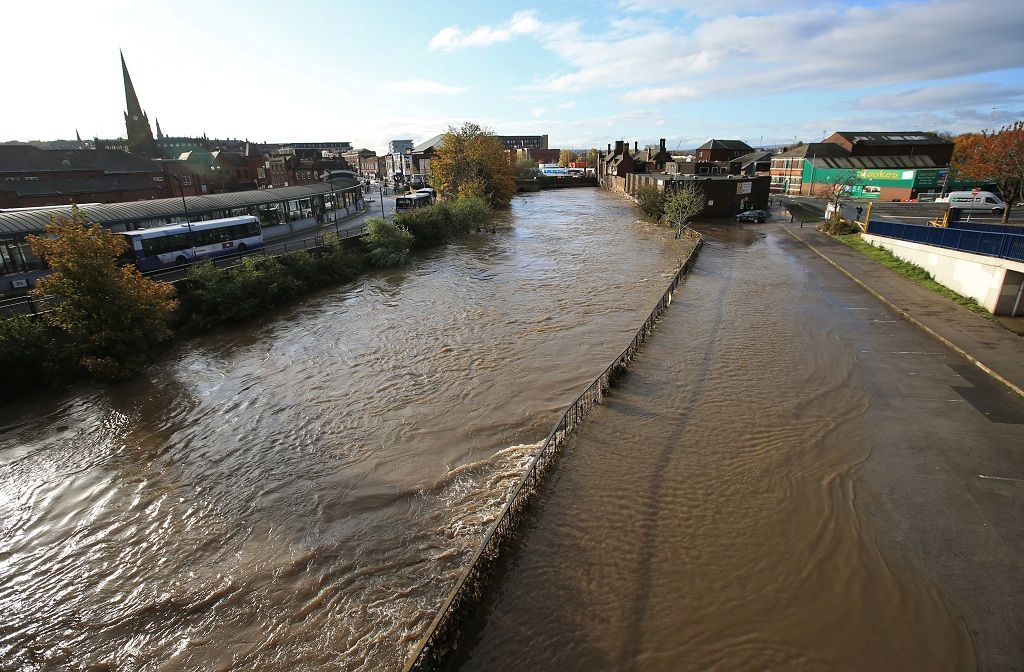 General view shows the River Don in central Rotherham, near Sheffield, Britain November 8, 2019. REUTERS/Jon Super