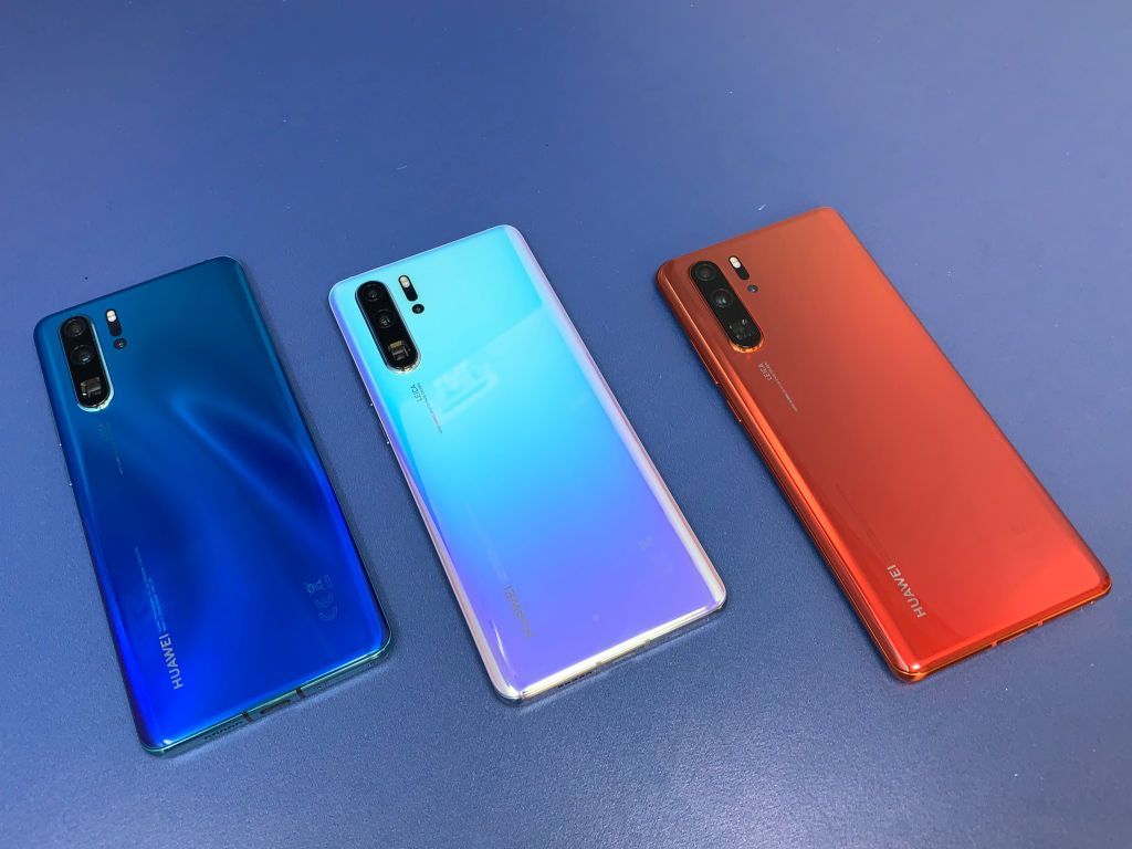 The new Huawei P30 Pro which is part of the Chinese firm's new flagship smartphone range that they unveiled in Paris. The smartphone giant is stepping up its attempts to overtake Samsung as the biggest mobile phone maker in the world. (Photo by Martyn Landi/PA Images via Getty Images)