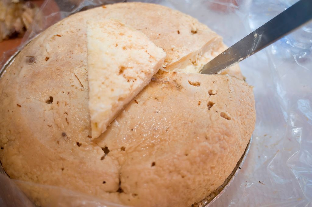 Casu Marzu. Sardinia. Italy. (Photo by: Enrico Spanu/REDA&CO/Universal Images Group via Getty Images)