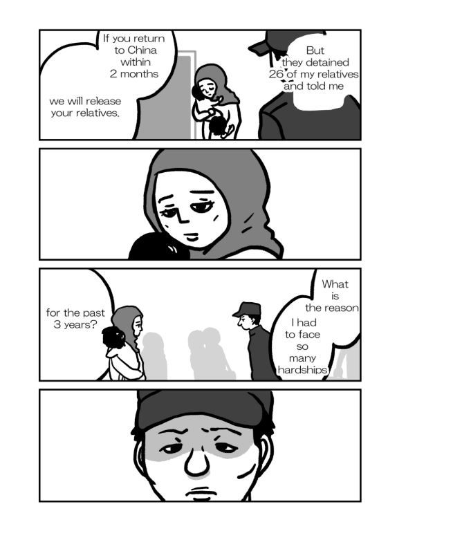 قصة امرأة مضطهدة من الإيغور تتحول إلى أيقونة في فن "المانغا" الياباني 3 قصة امرأة مضطهدة من الإيغور تتحول إلى أيقونة في فن "المانغا" الياباني