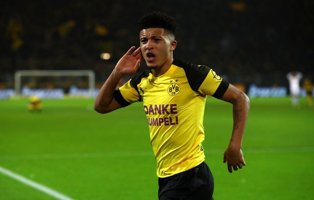 7 نجوم برزوا بقوّة في عالم كرة القدم خلال الـ2019.. من هم؟ (صور) 5 DORTMUND, GERMANY - DECEMBER 21: Jadon Sancho of Borussia Dortmund celebrates scoring his side's first goal during the Bundesliga match between Borussia Dortmund and Borussia Moenchengladbach at Signal Iduna Park on December 21, 2018 in Dortmund, Germany. (Photo by Dean Mouhtaropoulos/Bongarts/Getty Images)