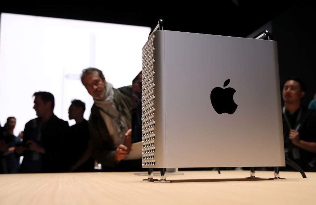 SAN JOSE, CALIFORNIA - JUNE 03: The new Mac Pro is displayed during the 2019 Apple Worldwide Developer Conference (WWDC) at the San Jose Convention Center on June 03, 2019 in San Jose, California. The WWDC runs through June 7. (Photo by Justin Sullivan/Getty Images)
