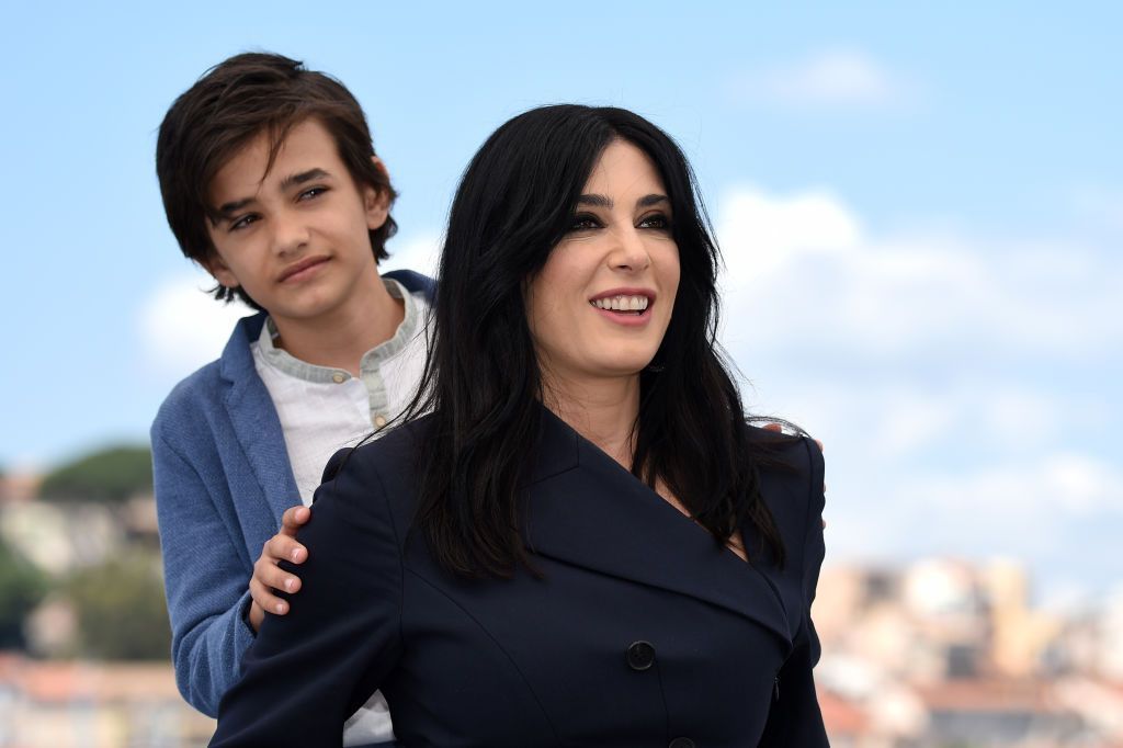 CANNES, FRANCE - MAY 18:  Zain Alrafeea (L) and director Nadine Labaki attend the"Capharnaum" Photocall during the 71st annual Cannes Film Festival at Palais des Festivals on May 18, 2018 in Cannes, France.  (Photo by Dominique Charriau/WireImage)