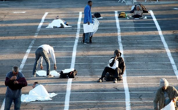 جائحة كورونا تطال مشردي لاس فيغاس الأمريكية