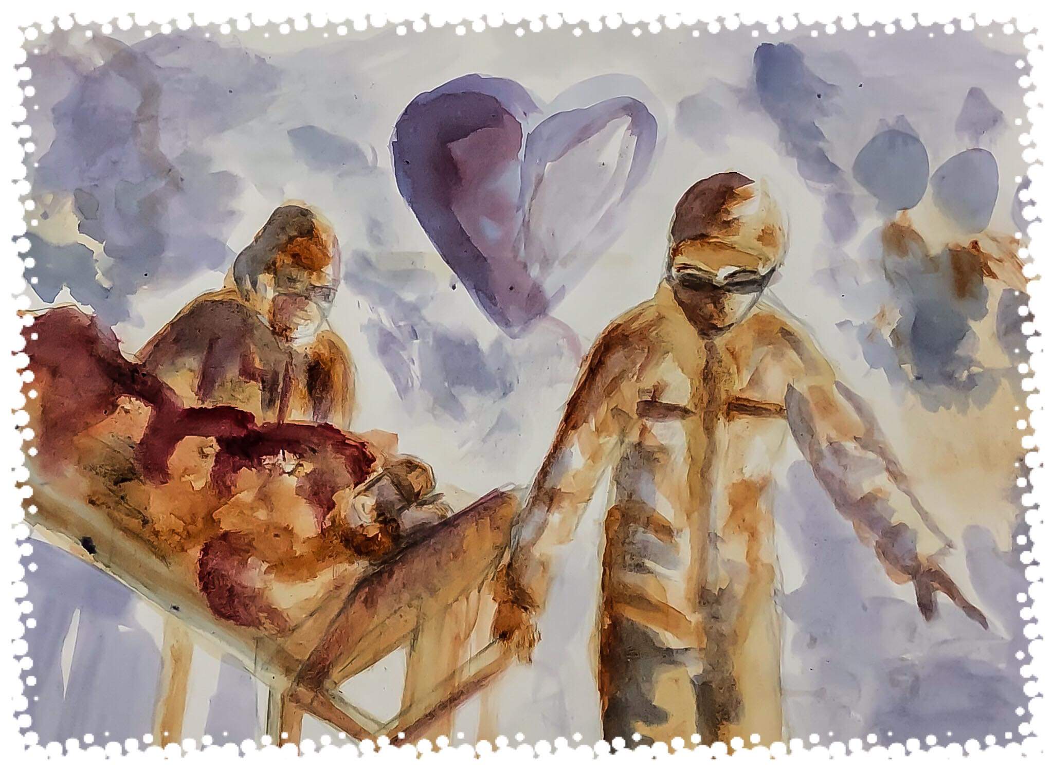 مصر.. رسالة دعم فنية للأطباء في مواجهة كورونا بالرسم والنحت