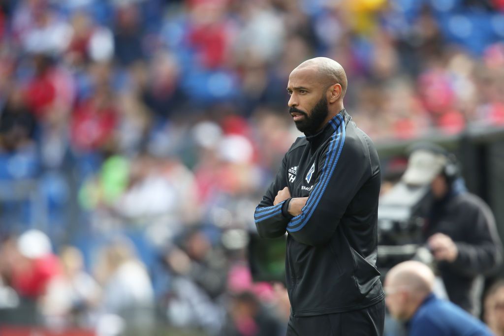 أوّلهم بيكهام.. 5 لاعبين حافظوا على لياقتهم البدنيّة بعد الاعتزال 3 TEXAS CITY, TX - MARCH 07: Head coach Thierry Henry of Montreal Impact looks on during an MLS match between FC Dallas and Montreal Impact at Toyota Stadium on March 7, 2020 in Texas City, Texas. (Photo by Omar Vega/Getty Images)