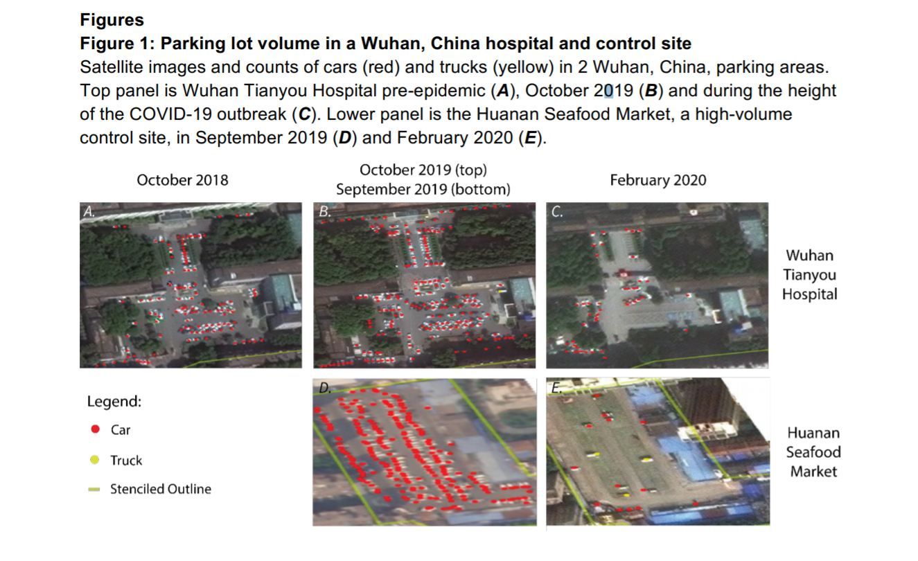 صور الأقمار الإصطناعية التي جرى تحليلها من قبل فريق الباحثين/جامعة هارفرد