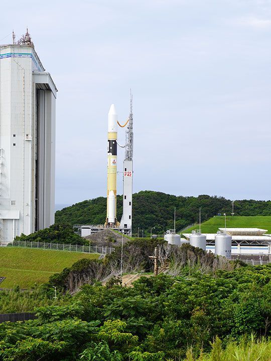 شاهد موقع إطلاق صاروخ مسبار الأمل