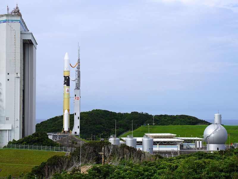 شاهد موقع إطلاق صاروخ مسبار الأمل