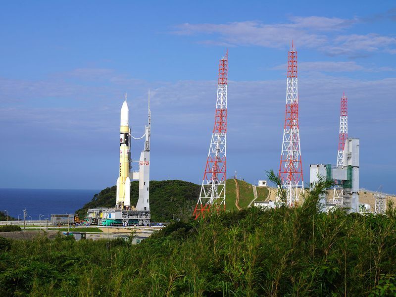 شاهد موقع إطلاق صاروخ مسبار الأمل