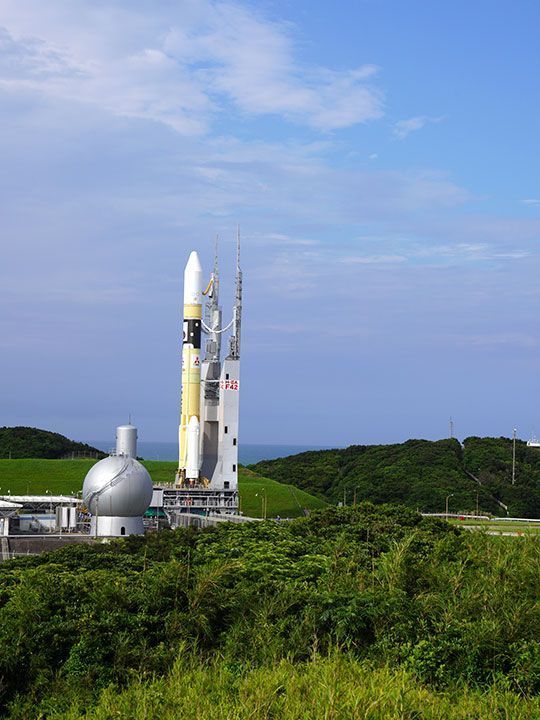 شاهد موقع إطلاق صاروخ مسبار الأمل