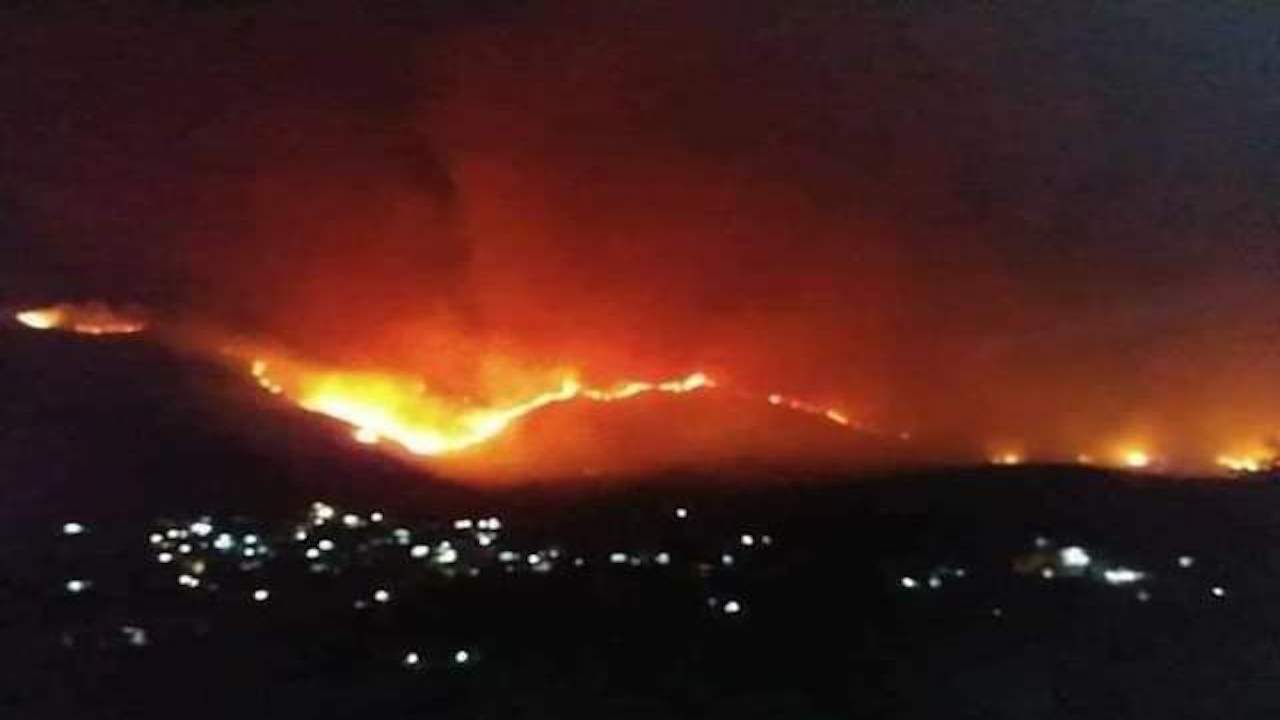 سوريا.. الحرائق أتت على جبال مصياف وصلنفة وشردت الأهالي