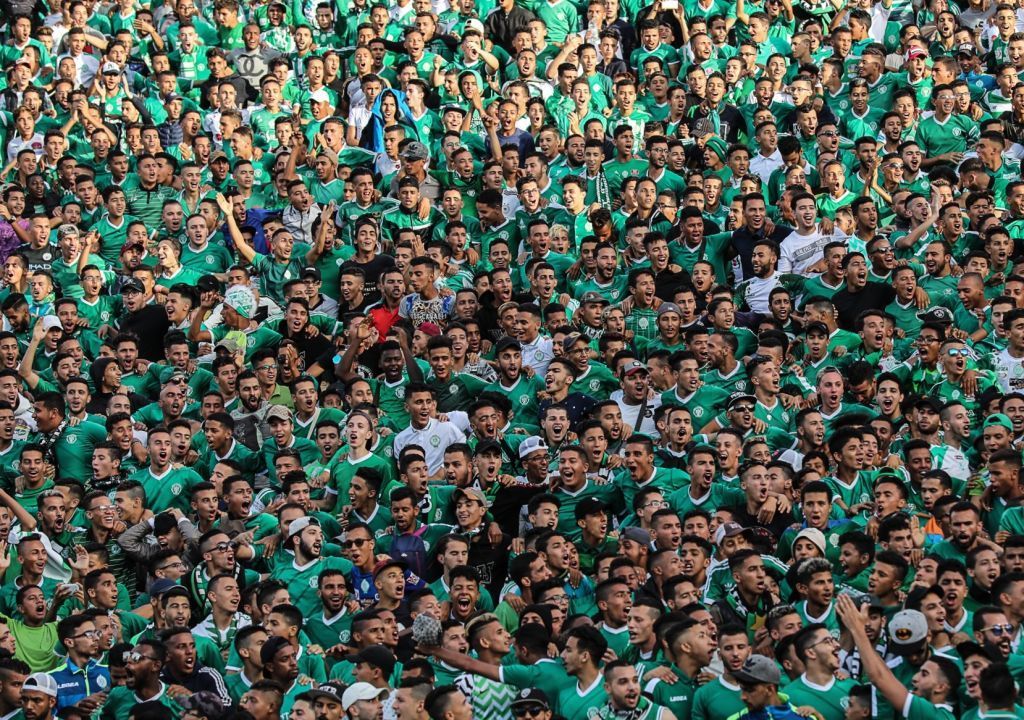 جمهور الرجاء المغربي في دوري أبطال أفريقيا 2018
