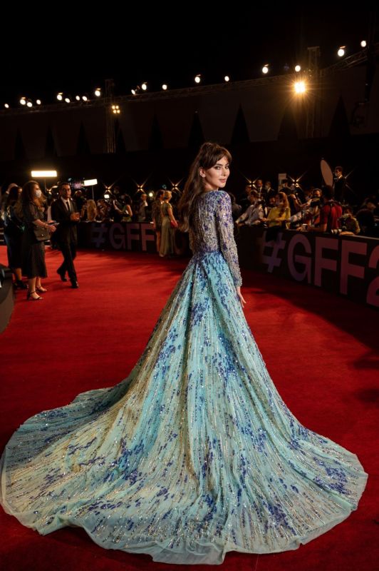 الممثلة اللبنانية ستيفاني صليبا في مهرجان الجونة السينمائي 2020