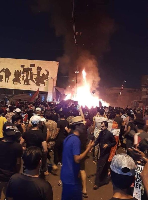 171 إصابة خلال احتجاجات العراق بينها 139 من قوات الأمن 2 حرق خيام المتظاهرين خلا احتجاجات العراق