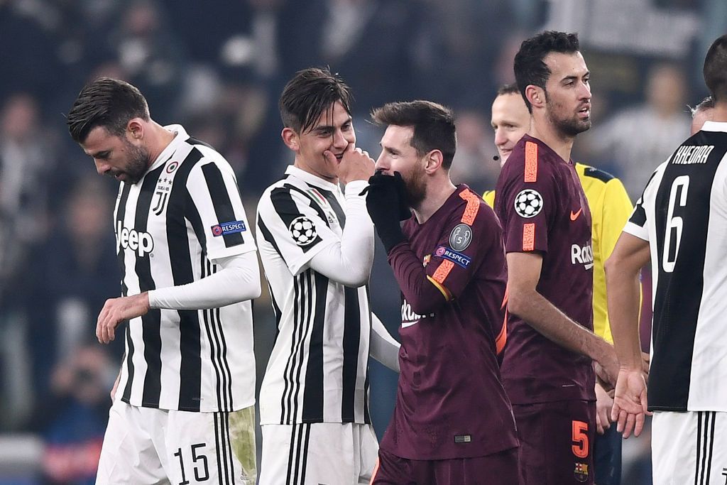 صورة من مواجهة يوفنتوس وبرشلونة في سبتمبر 2017