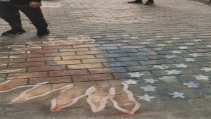 فن الطريق يضيء حي الشعلان في دمشق ويفرح المارة بتفاعل الفن والفنانين