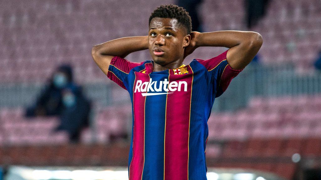 أنسو فاتي لاعب برشلونة الإسباني