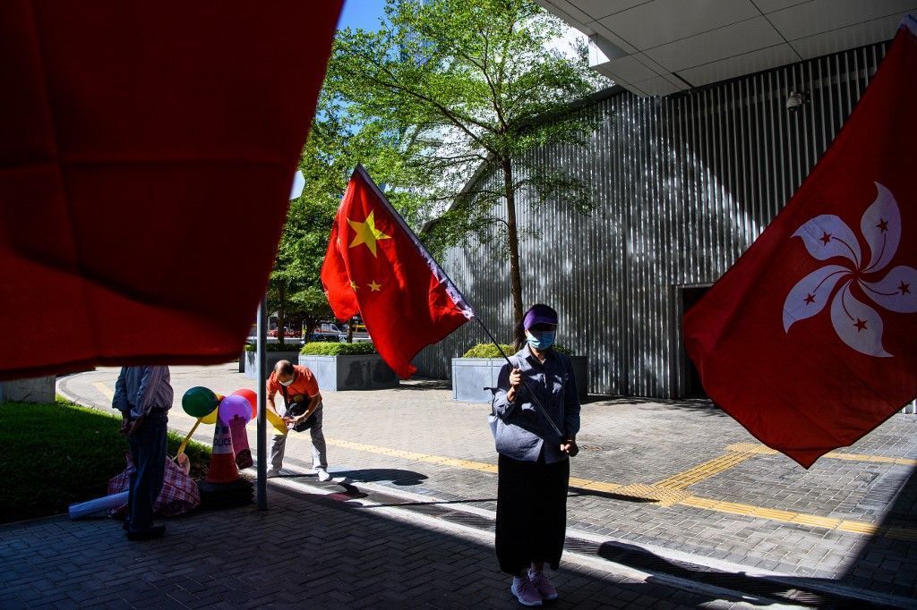 برلمان هونغ كونغ يجتمع في غياب المعارضة المؤيدة للديموقراطية