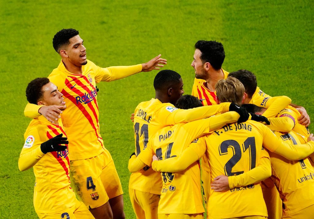 ميسي يسجل ثنائية ويقود برشلونة لعبور عقبة بيلباو في الليغا 1 ميسي يسجل ثنائية ويقود برشلونة لعبور عقبة بيلباو في الليغا