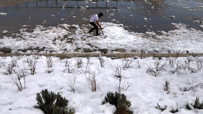 الثلوج تغطي أجزاء واسعة من أوروبا