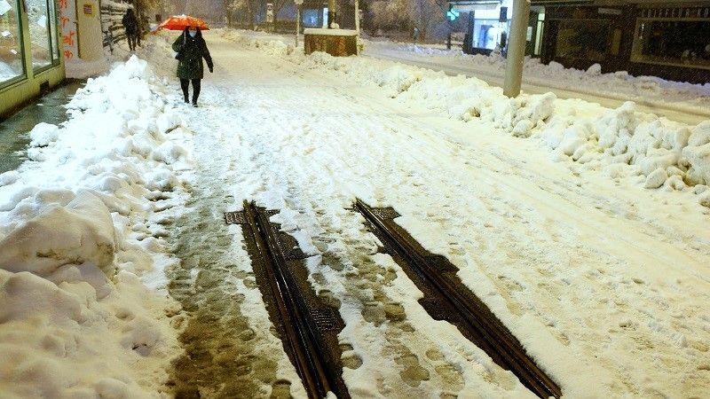 الثلوج تغطي أجزاء واسعة من أوروبا