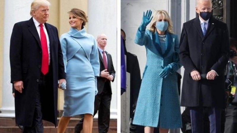 إطلالات جيل بايدن وكامالا هاريس تلفت أنظار محبي الموضة