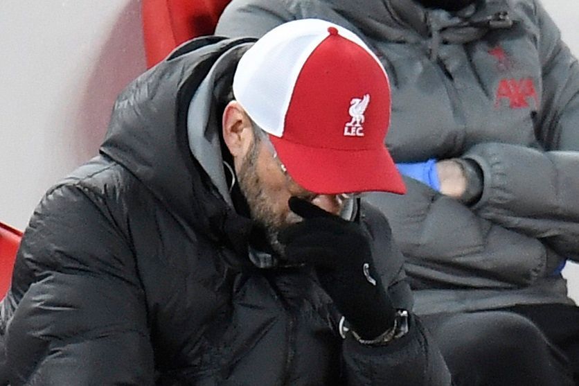 صور ترصد حسرة لاعبي ليفربول بعد كسر سلسلة اللاهزيمة على ملعب أنفيلد