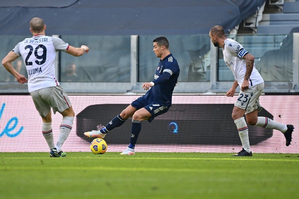 يوفنتوس يتجاوز بولونيا بثنائية ويشعل صراع المقدمة في الكالتشيو