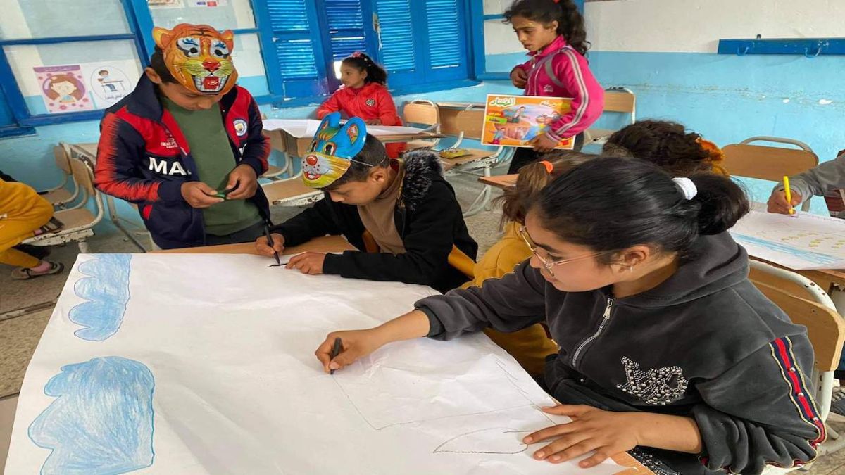 ورشة روبوتيك لتلاميذ المدارس بريف نابل في تونس 4 ورشة روبوتيك لتلاميذ المدارس بريف نابل في تونس