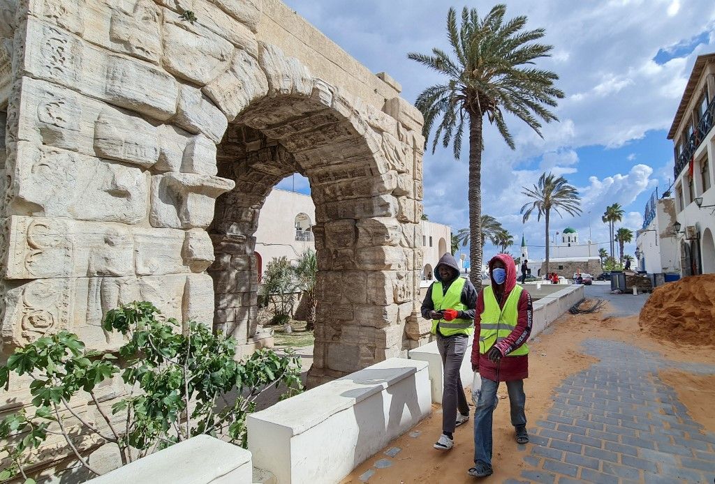 ليبيا.. ترميم قوس رومان ماركوس أوريليوس في طرابلس 2 ليبيا.. ترميم قوس رومان ماركوس أوريليوس في طرابلس