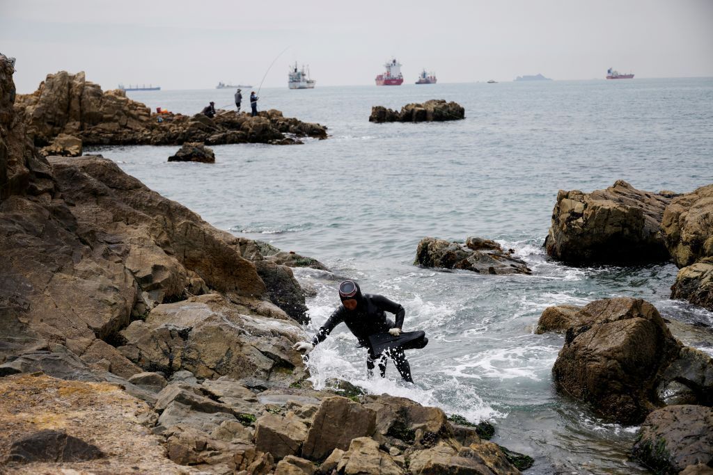 هايينيو أو نساء البحر .. النساء الغواصات في كوريا الجنوبية بين مطرقة المناخ وسندان الكساد الإقتصادي 3 هايينيو أو نساء البحر .. النساء الغواصات في كوريا الجنوبية بين مطرقة المناخ وسندان الكساد الإقتصادي
