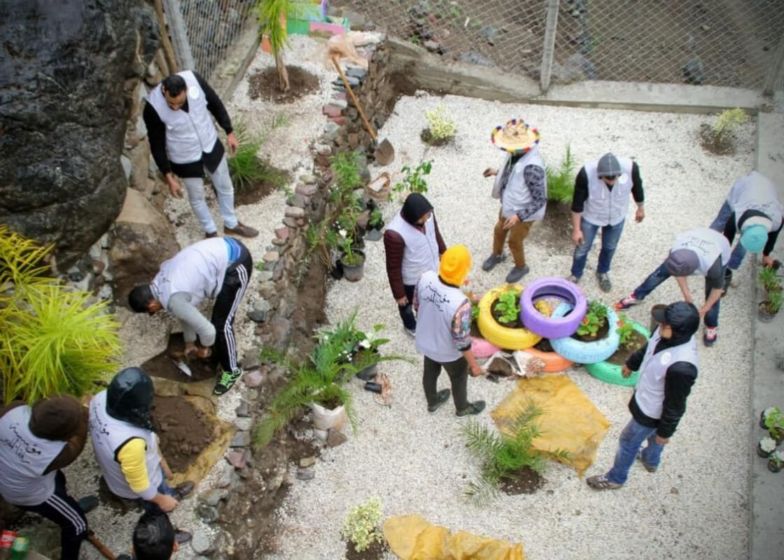 "رفقاء الخير" تنجز مركزًا للنساء والأطفال بقرية نائية في المغرب 4 متطوعون من رفقاء الخير