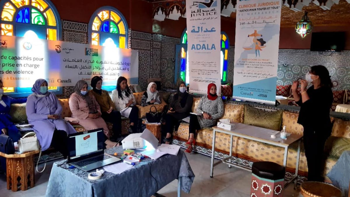 تدريب 20 عاملة بمراكز التكفل بالنساء ضحايا العنف بالصويرة