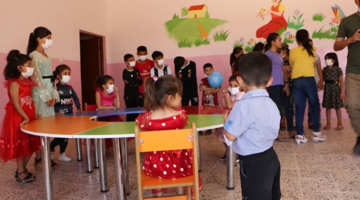 "سنرايز" تعيد افتتاح روضة الأطفال في سنجار