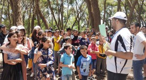 المشاركون في مبادرة المجتمع المدني البيئية بالسواني في المغرب