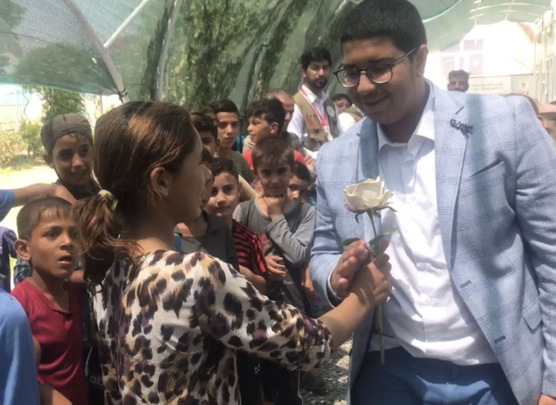 الحمامة البيضاء.. إبداع أطفال الموصل