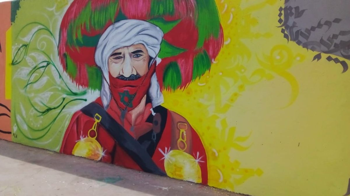 "مشروع مدينتي" ينطلق بجدارية تزين سور محطة القطار بمراكش 4 "مشروع مدينتي" ينطلق بجدارية تزين سور محطة القطار بمراكش