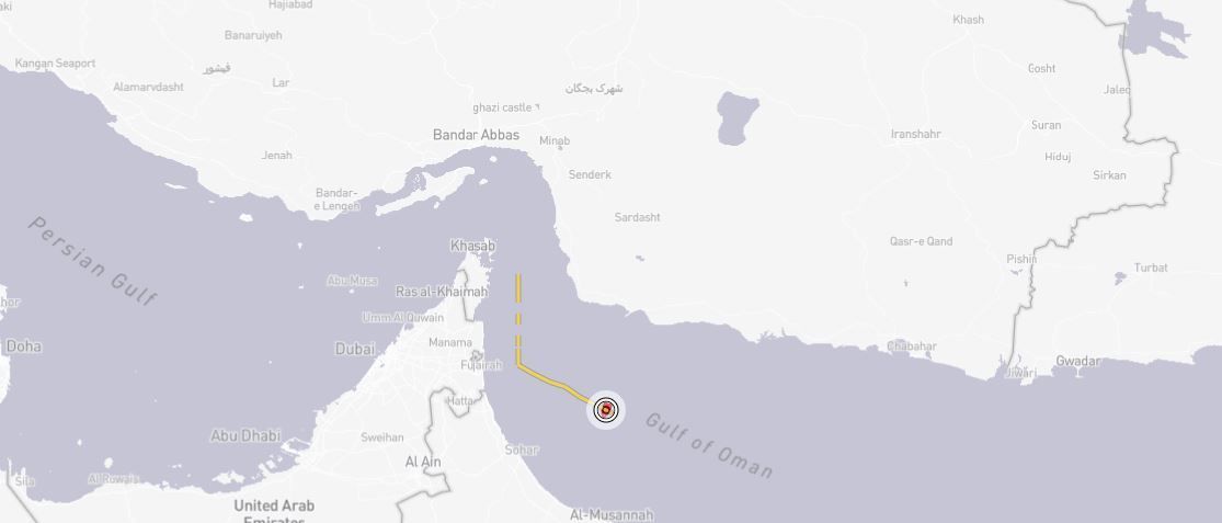 4 سفن في خليج عمان فقدت السيطرة على القيادة 1 4 سفن في خليج عمان فقدت السيطرة على القيادة