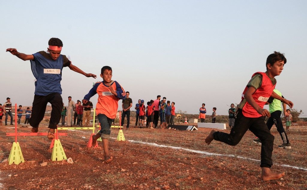 إقامة "أولمبياد الخيام" شمال غرب سوريا 4 إقامة "أولمبياد الخيام" شمال غرب سوريا