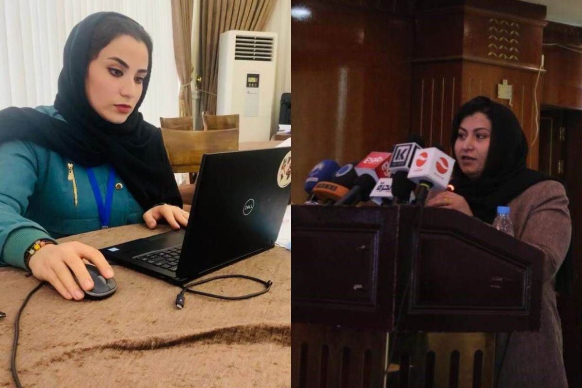 صورٌ ولحظات مؤثرة.. نساء في أفغانستان يوثقن ”آخر يوم عمل“ لهنّ 4 صورٌ ولحظات مؤثرة.. نساء في أفغانستان يوثقن ”آخر يوم عمل“ لهنّ