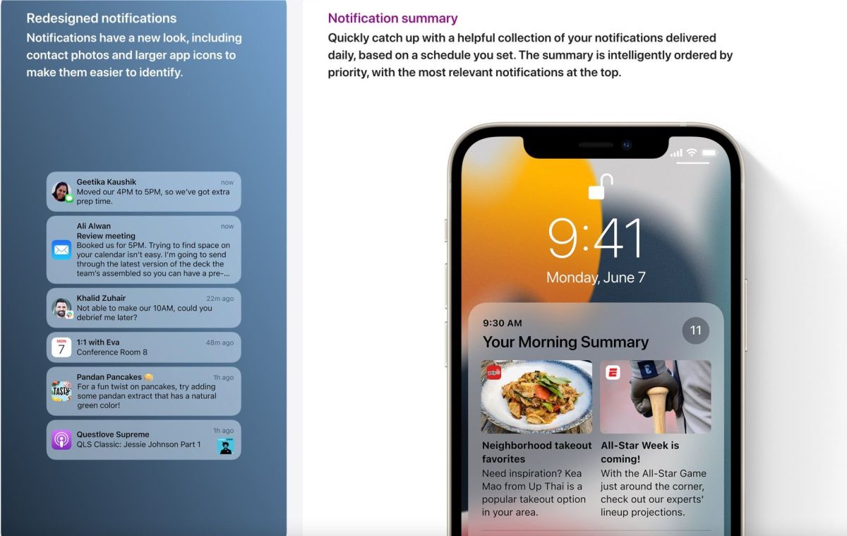 قبل انطلاق حدث أبل 2021.. إليكم كل التفاصيل التي ترغبون في معرفتها عن هاتف أيفون الجديد ونظام IOS 15 - الإشعارات الجديدة