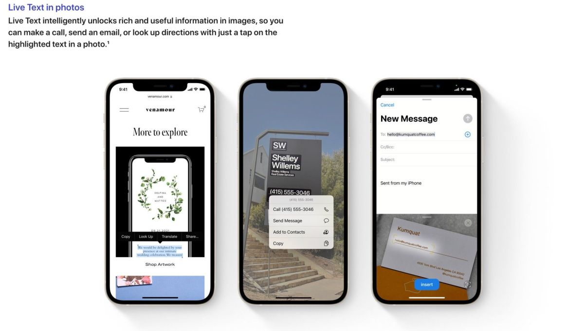 قبل انطلاق حدث أبل 2021.. إليكم كل التفاصيل التي ترغبون في معرفتها عن هاتف أيفون الجديد ونظام IOS 15 - Live text