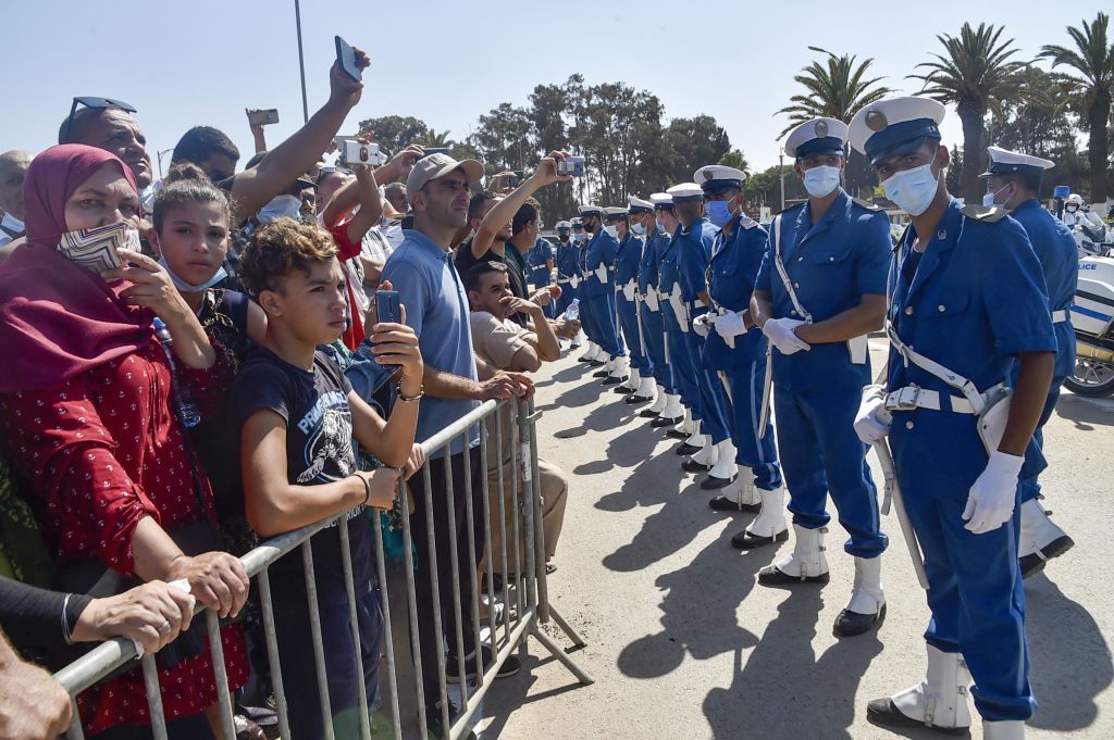 بالصور.. مراسم جنازة الرئيس السابق بوتفليقة