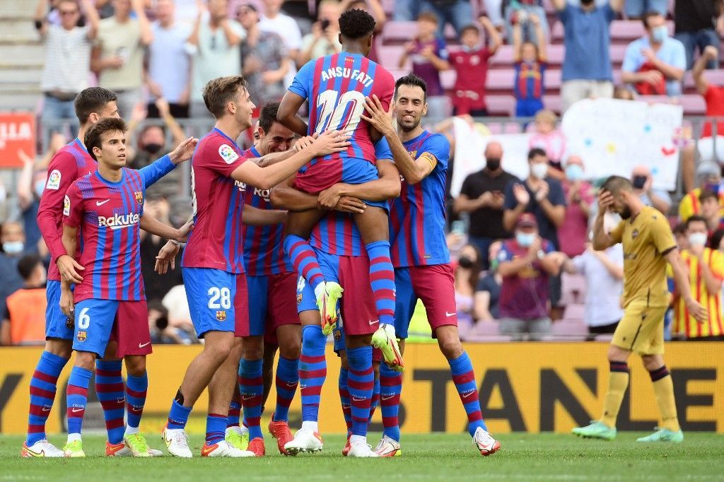 في ظهوره الأول بالرقم 10.. أنسو فاتي يسحر جماهير البلوغرانا