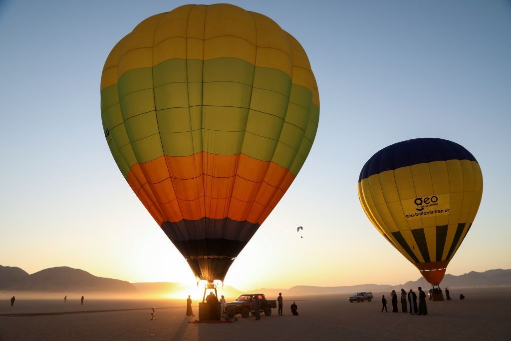 المناطيد تزين سماء الأردن